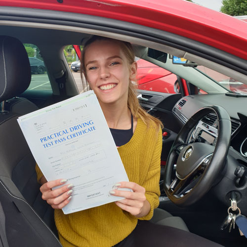 Practical test certificate