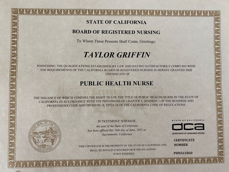 NCLEX CERTIFICATE USA