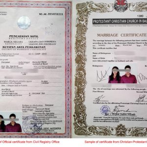 Legal Marriage Certificate