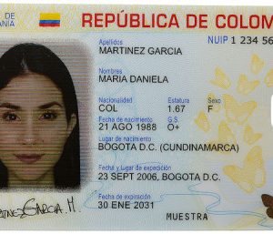 Colombian ID Card